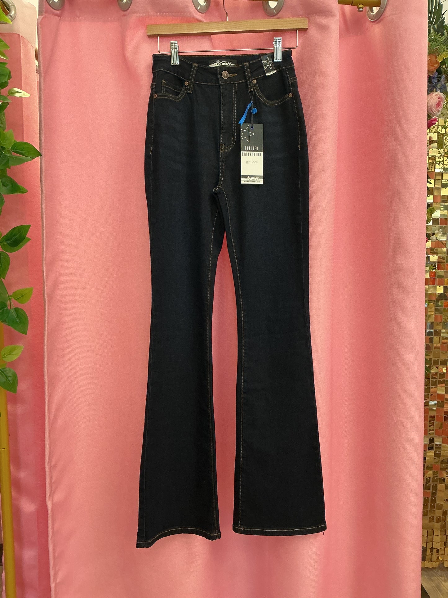 Jean azul bota ancha