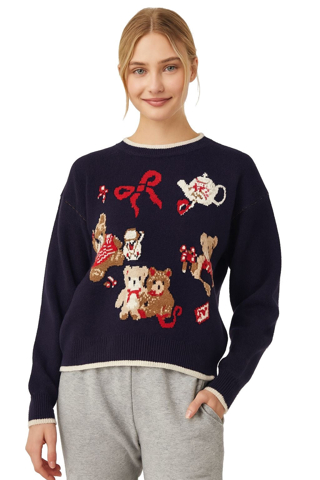 Tea party sweater