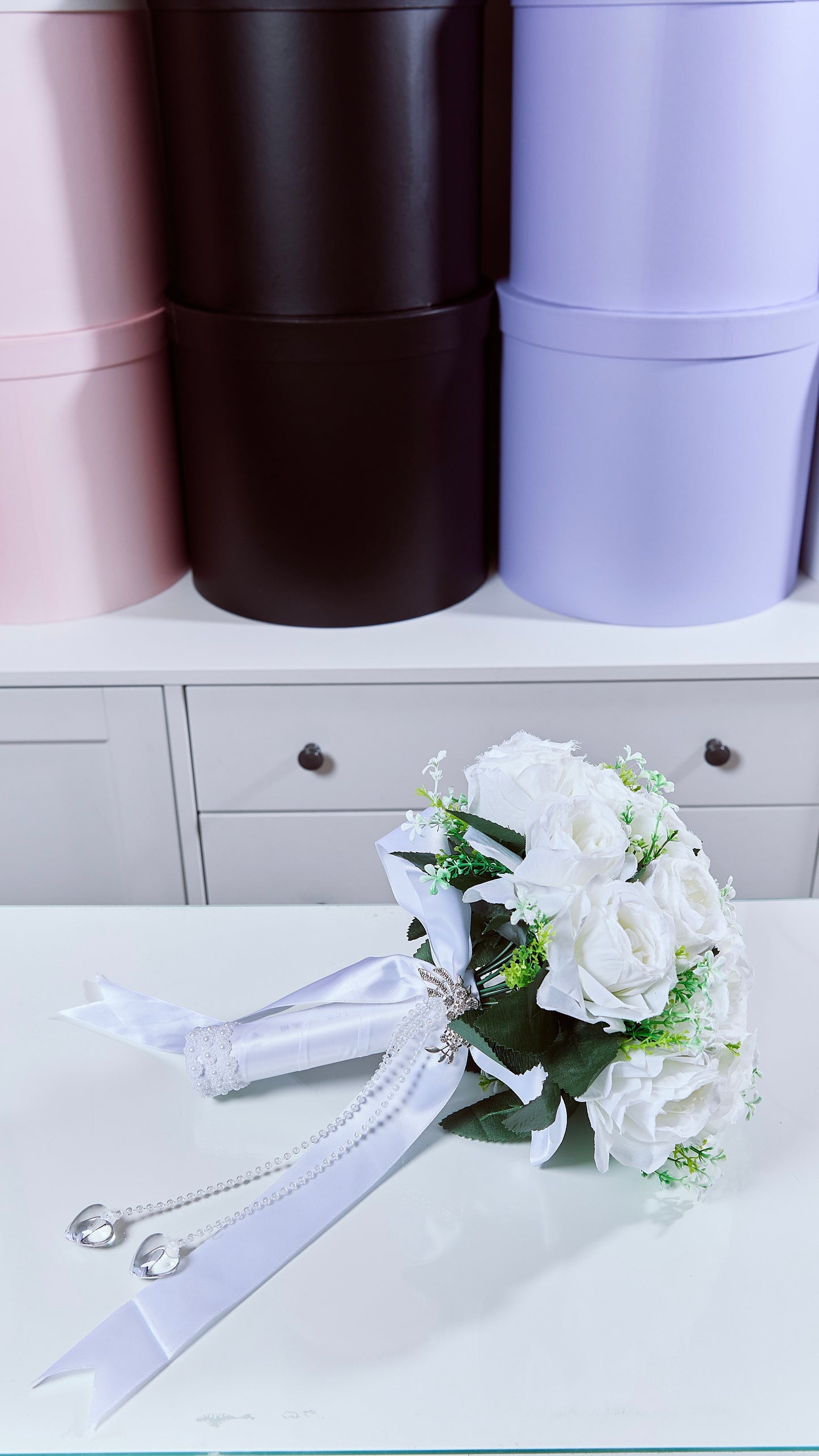 Classic White Bridal Bouquet