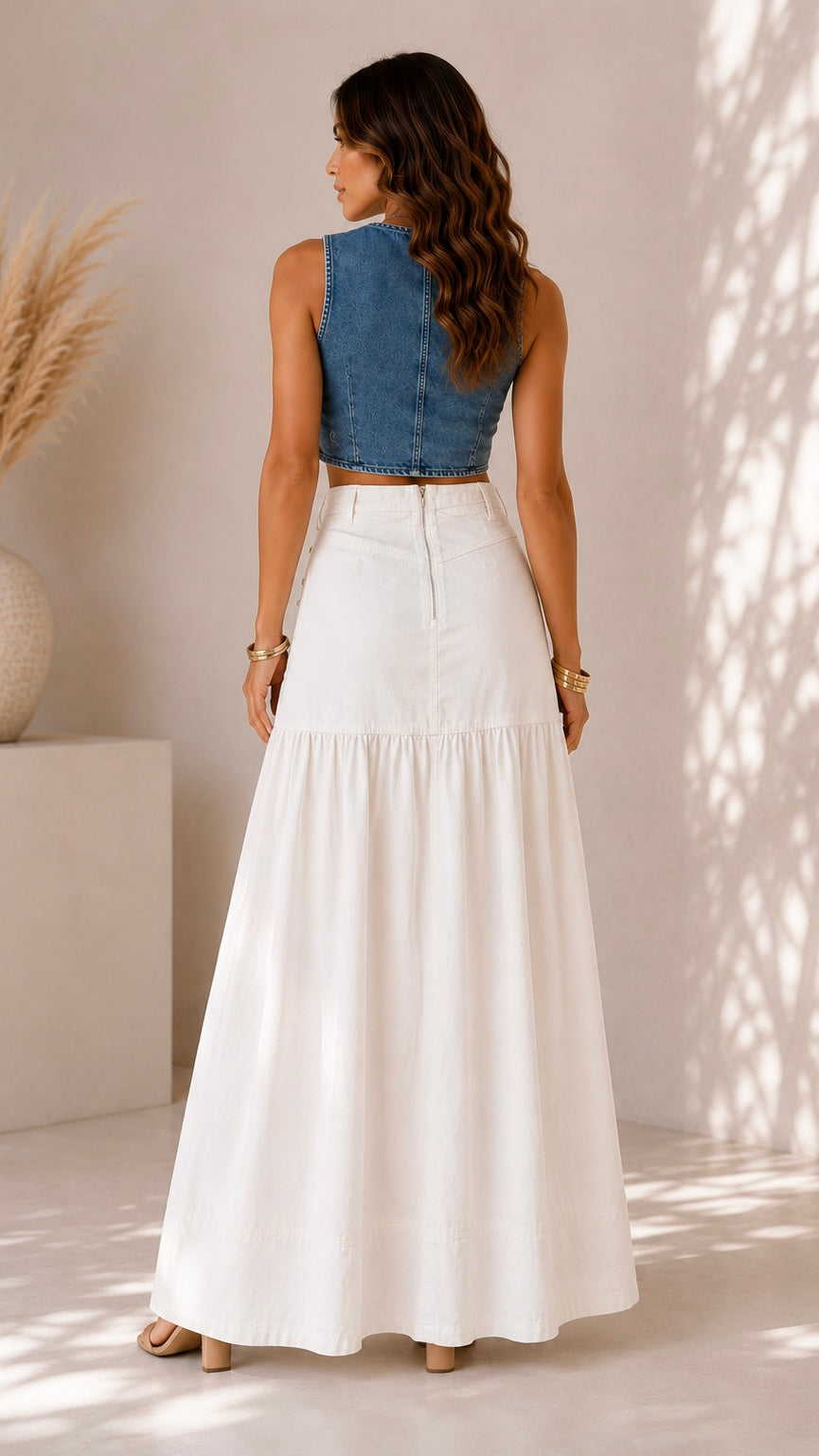 Dreamy Lace Up Skirt