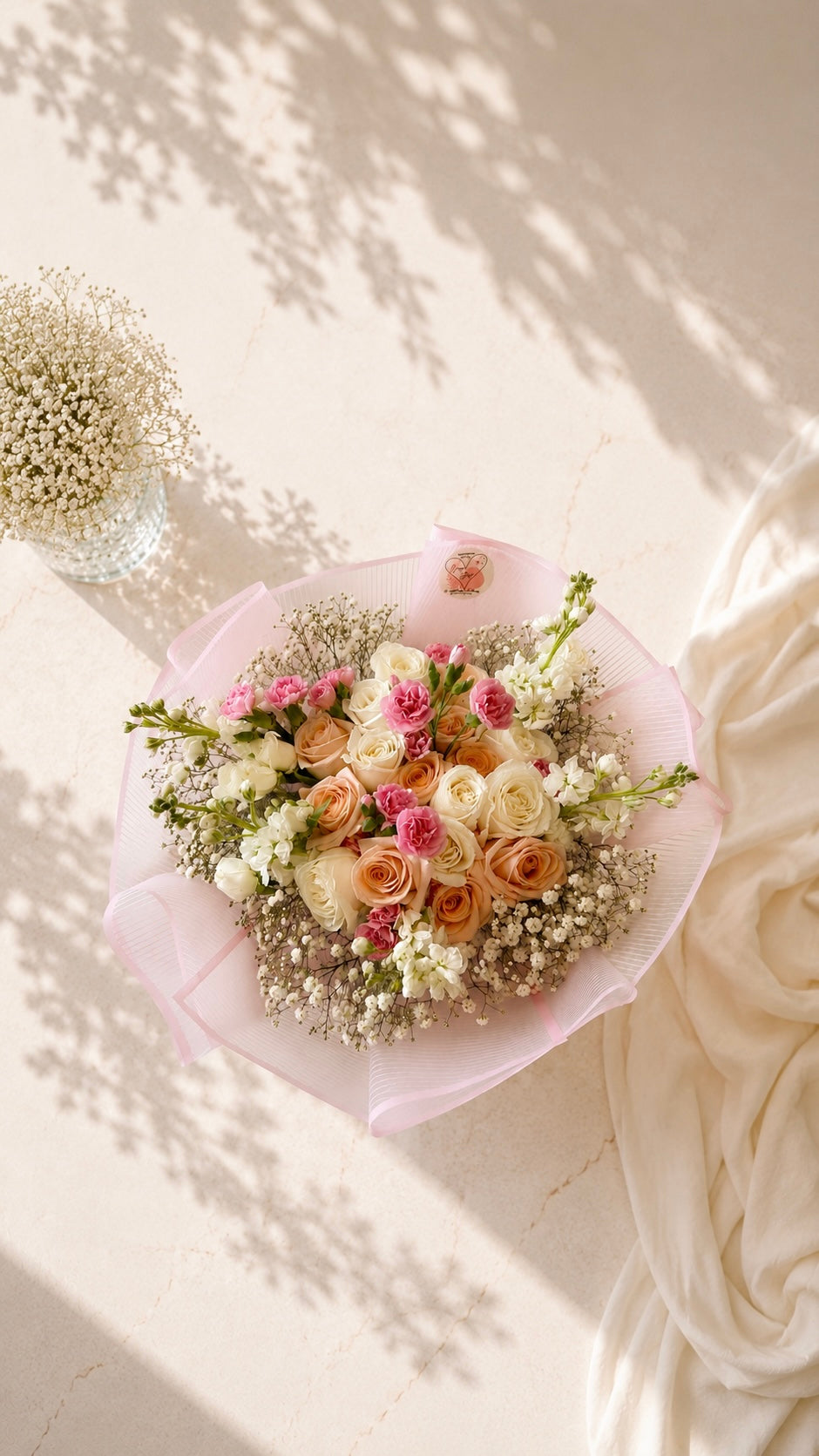 Blushing Roses Bouquet