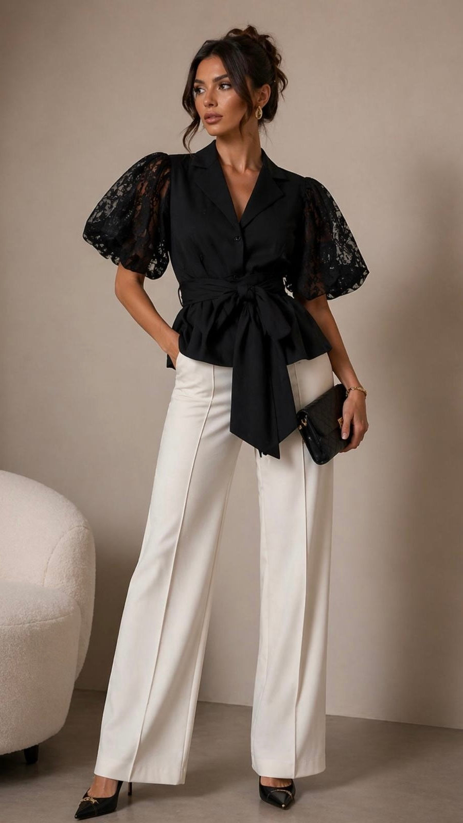 Noir Muse Blouse
