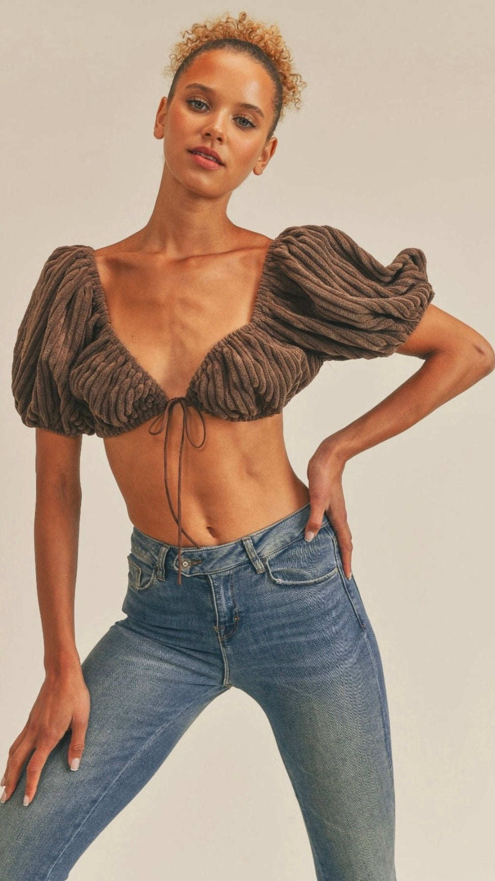 Puff Tie Top