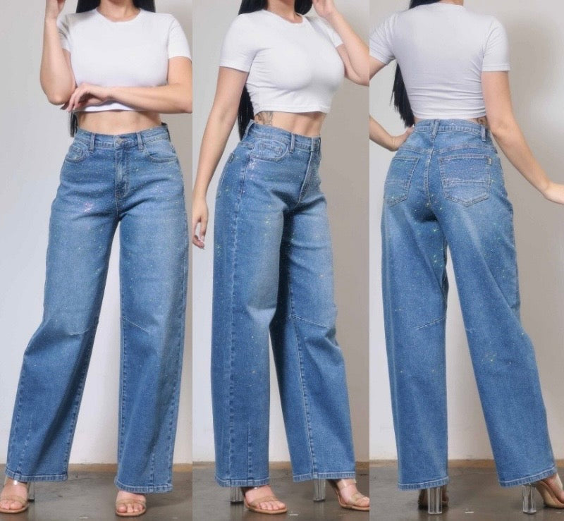 Barrel jean sparkling breeze