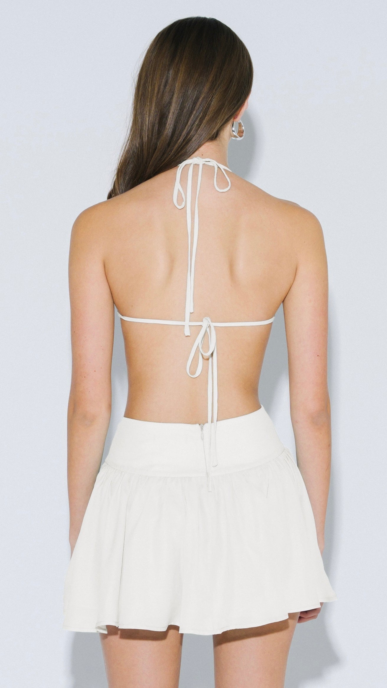 Shell Halter Mini Dress