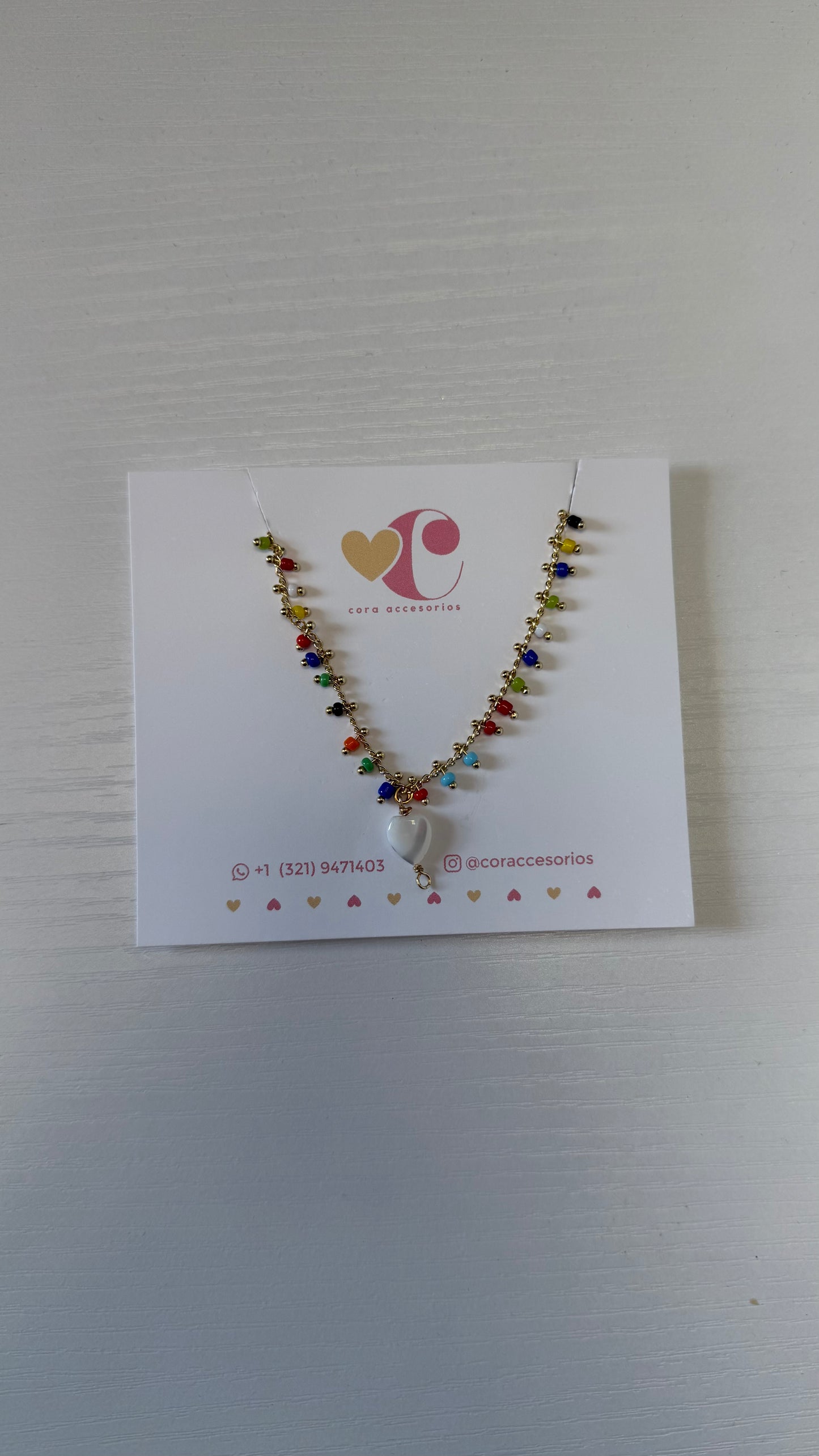 Colorful Heart Necklace