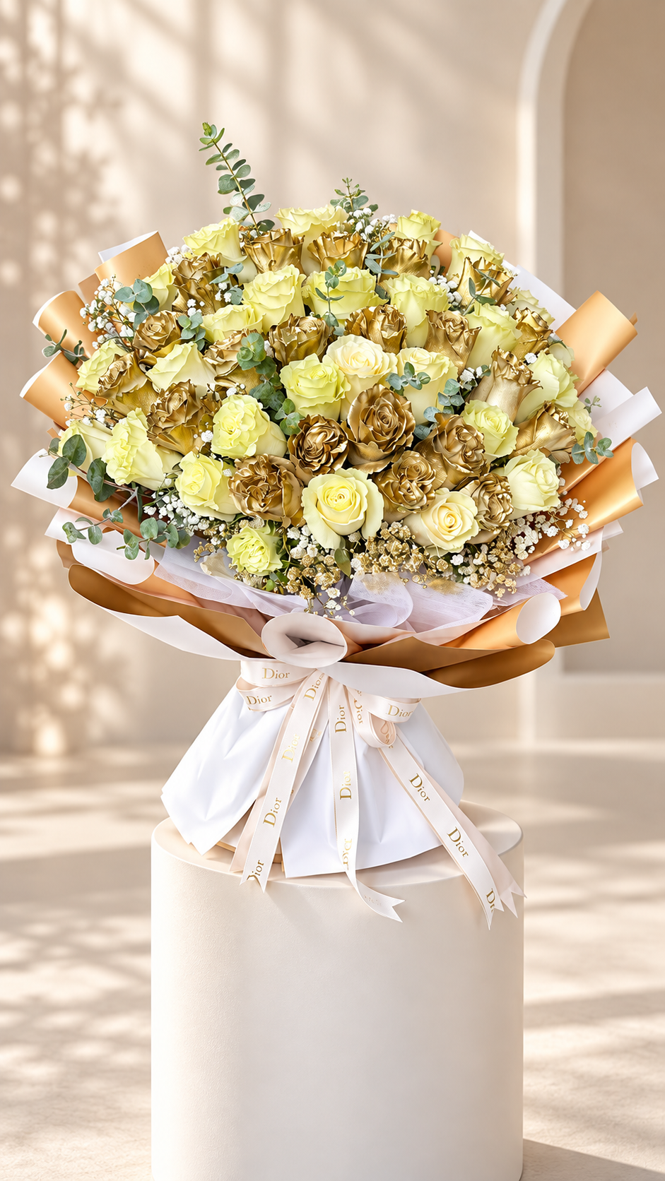Champagne Royale Flower Arrangement
