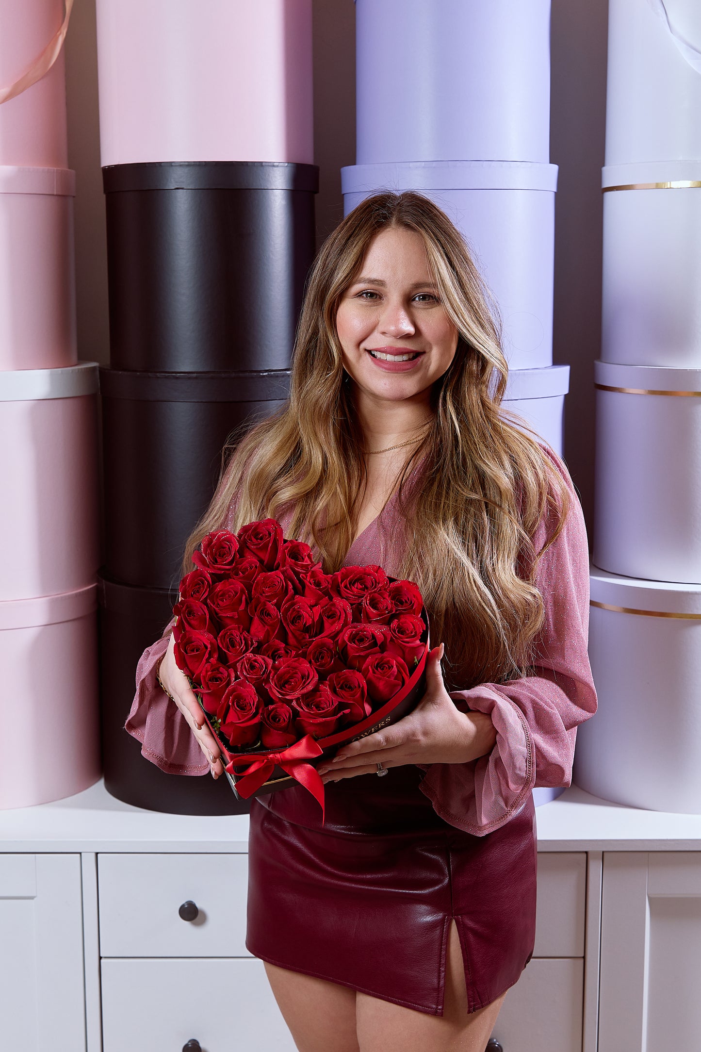 Heart-Shaped Rose Bouquet