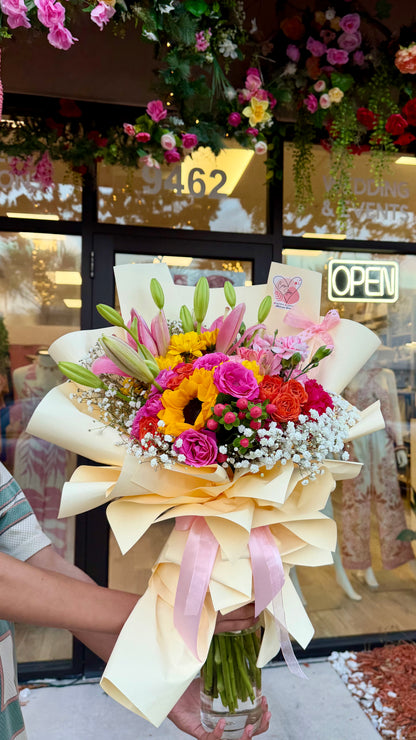 Sunset Garden Bouquet