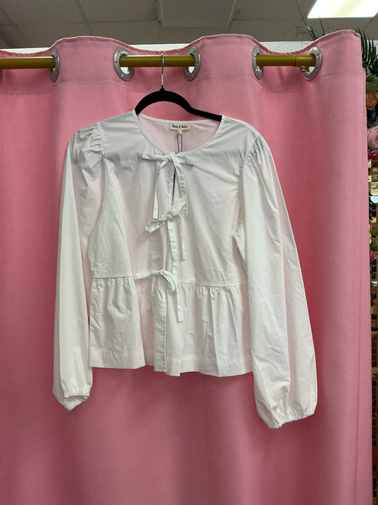 Blusa con lazos