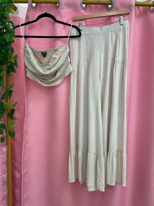 Set top y pantalón holgado