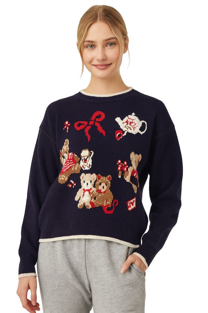 Tea party sweater