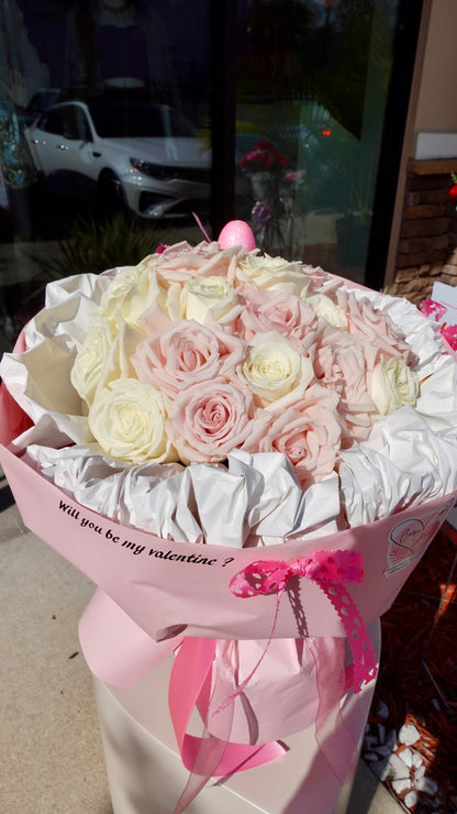 Say Yes in Roses Bouquet