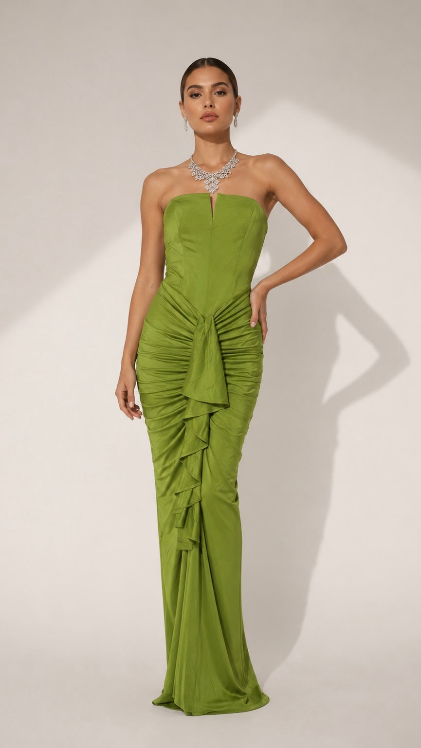 Cascade Emerald Dress