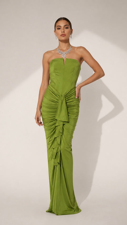 Cascade Emerald Dress