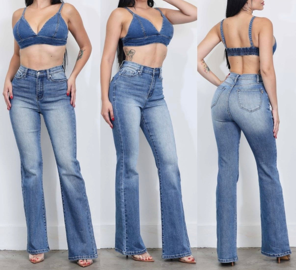 Whisper wash jean