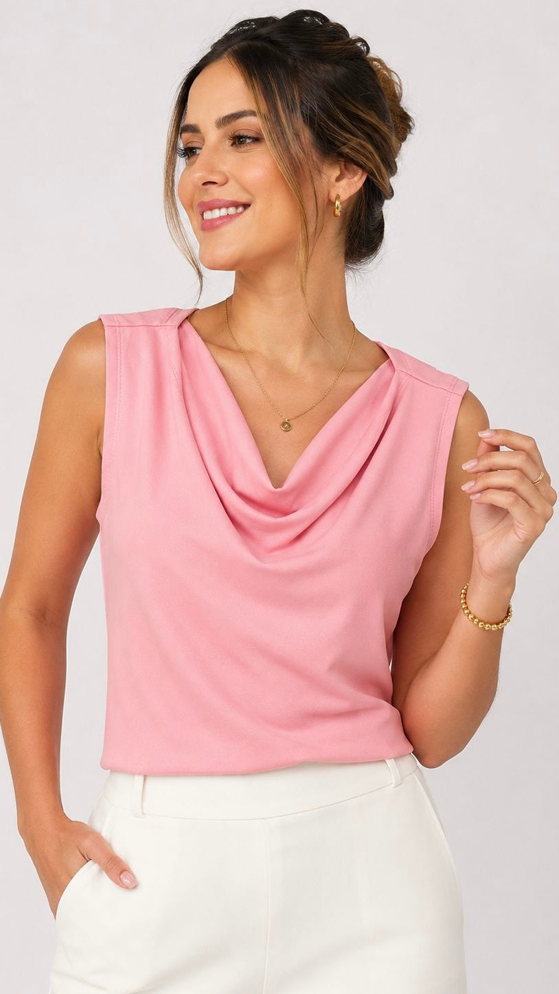 Grace Cowl Neck Top