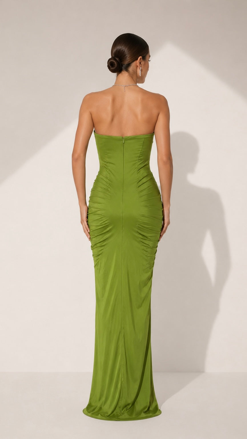 Cascade Emerald Dress