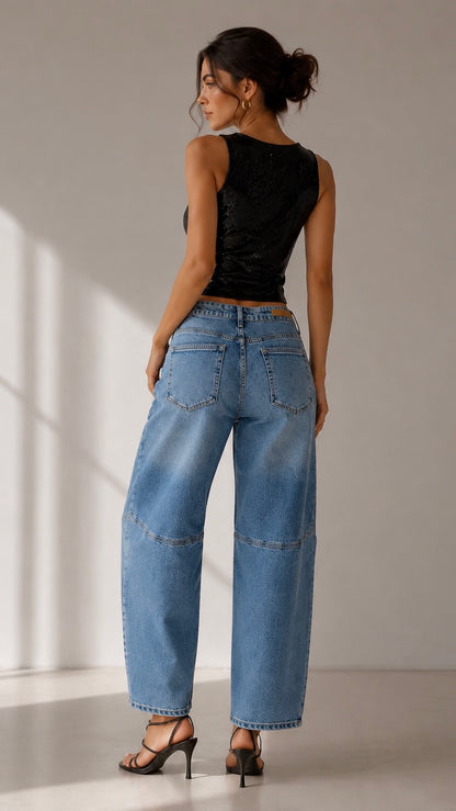 Barrel jean