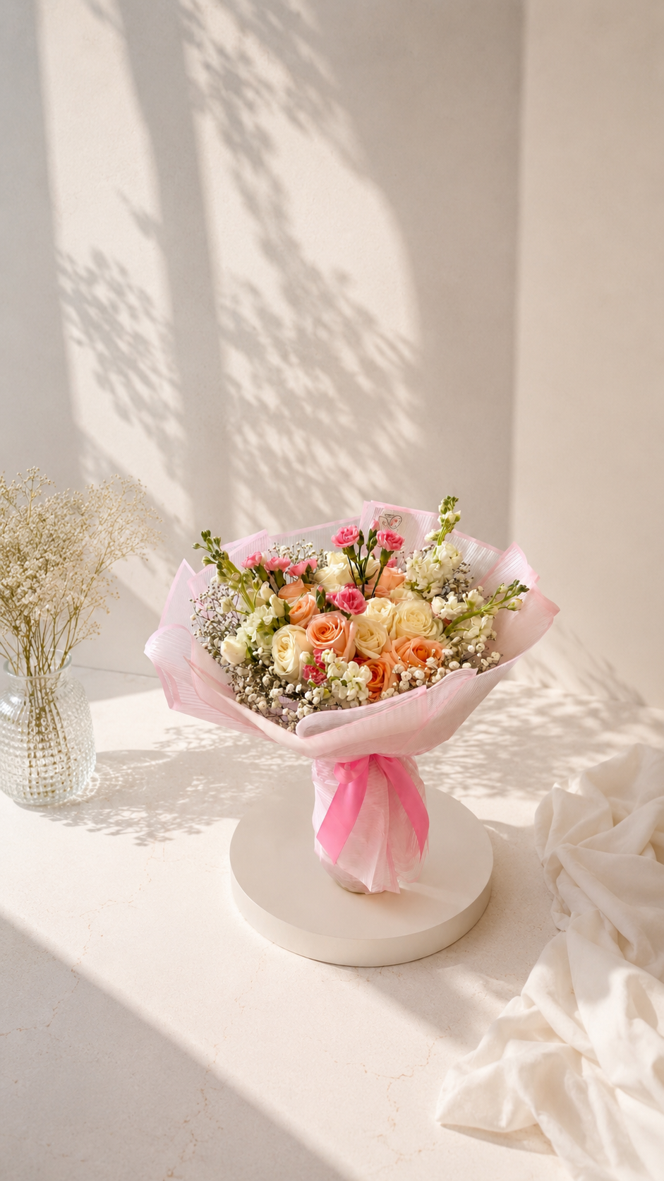Blushing Roses Bouquet