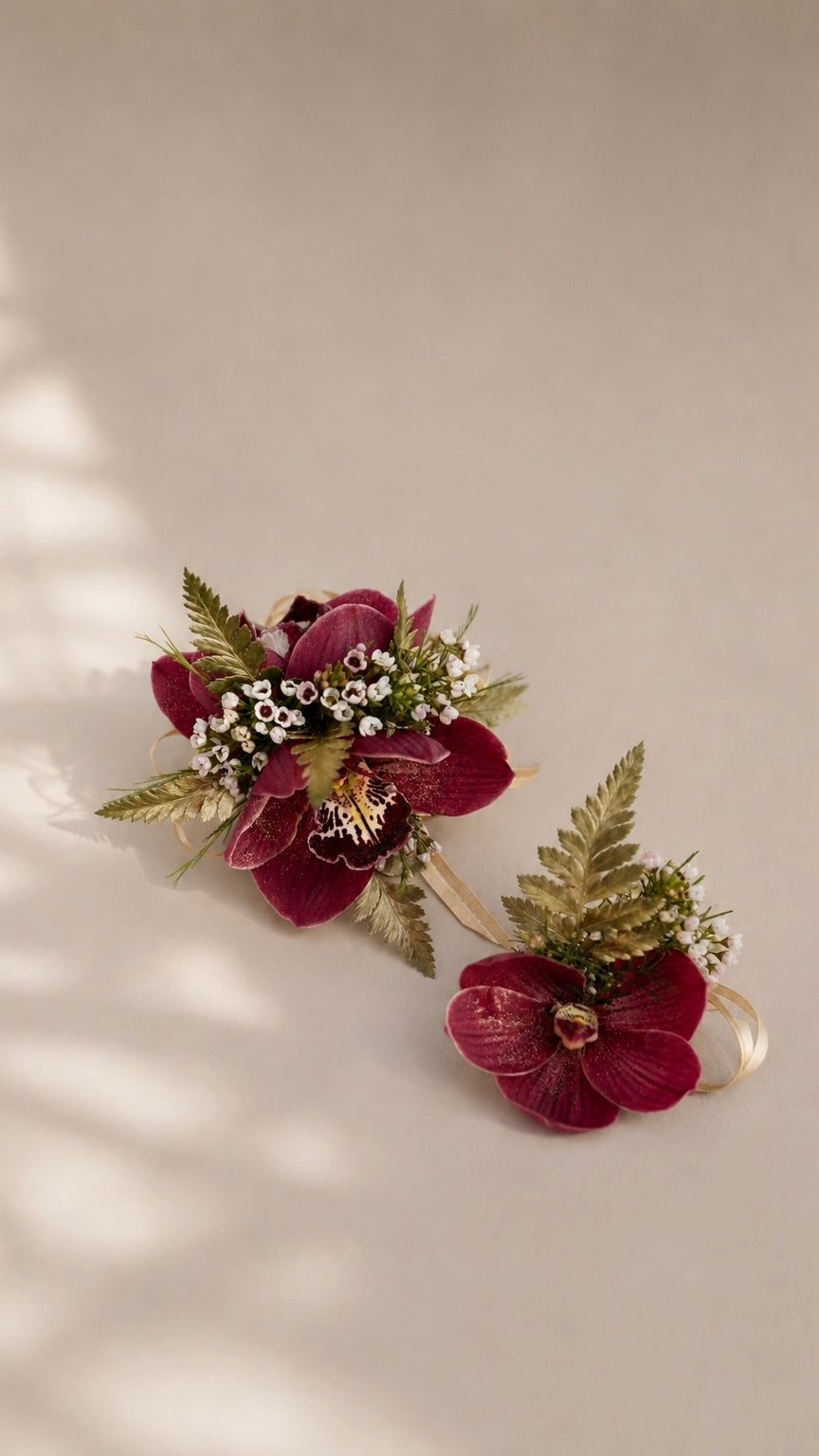Prom Corsage & Boutonniere Set