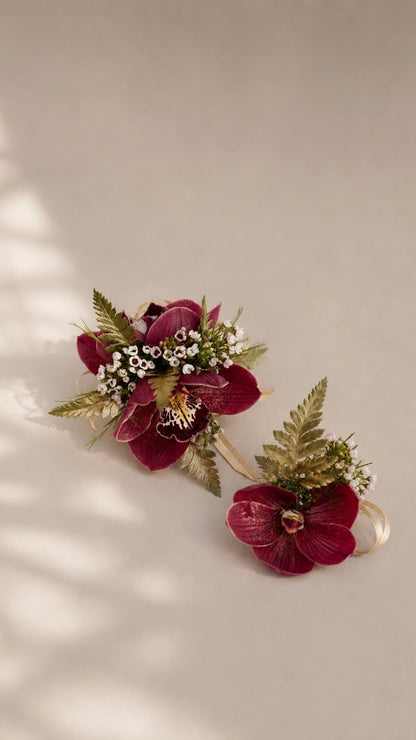 Prom Corsage & Boutonniere Set