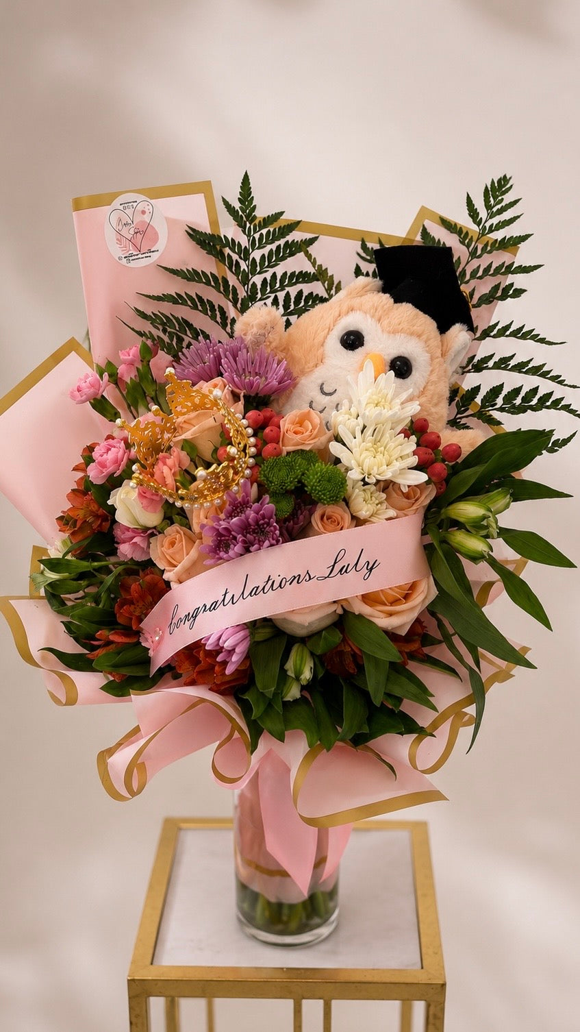 Blush Graduation Bouquet
