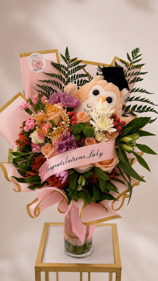 Blush Graduation Bouquet