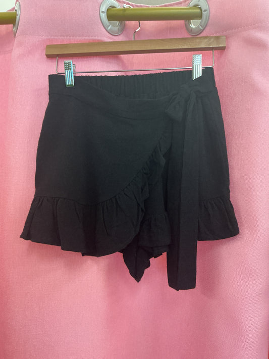 Falda short con volados