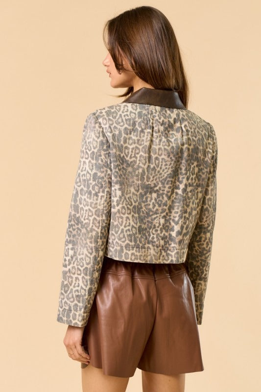 Leopard luxe jacket