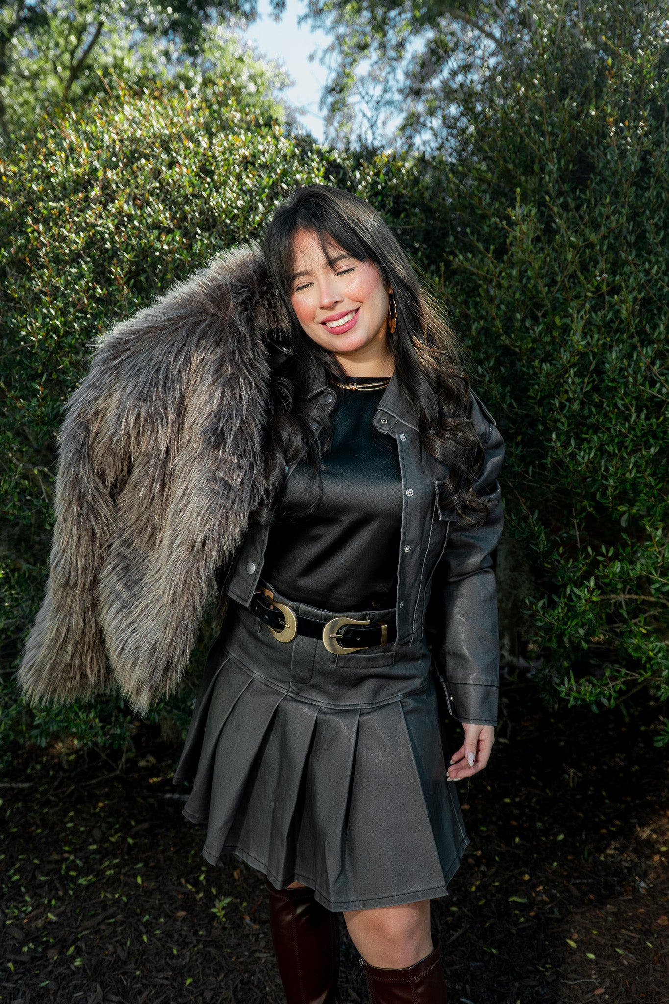 Olive mocha femme jacket