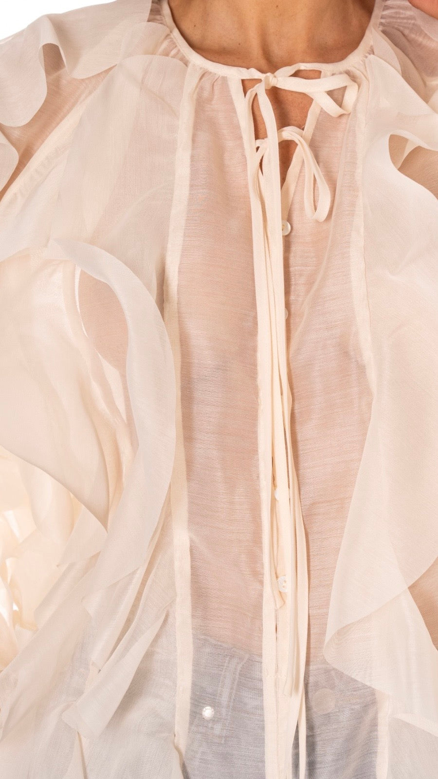 Petal Cascade Blouse