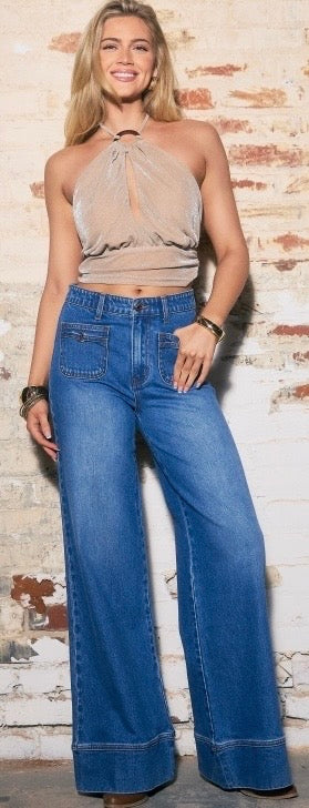 Wide Cuff Jeans
