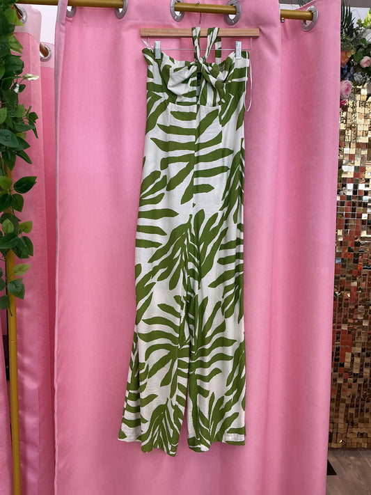 Jumpsuit straples estampado