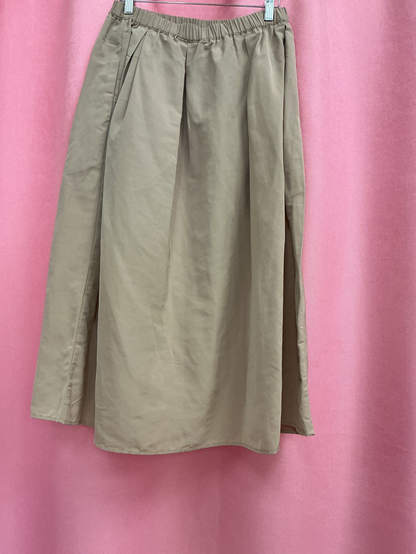 Maxi Falda de Corte Amplio/Fluido