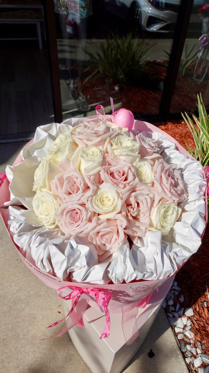 Say Yes in Roses Bouquet