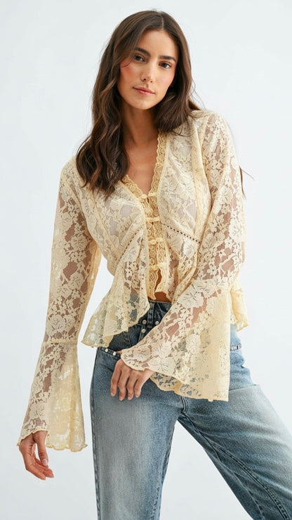 Honey Lace Blouse