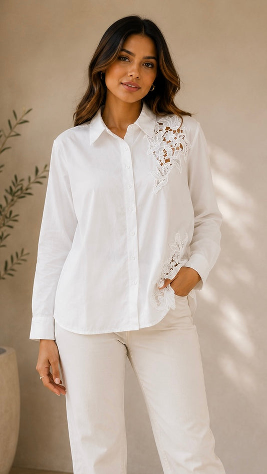 Lace Bloom Shirt
