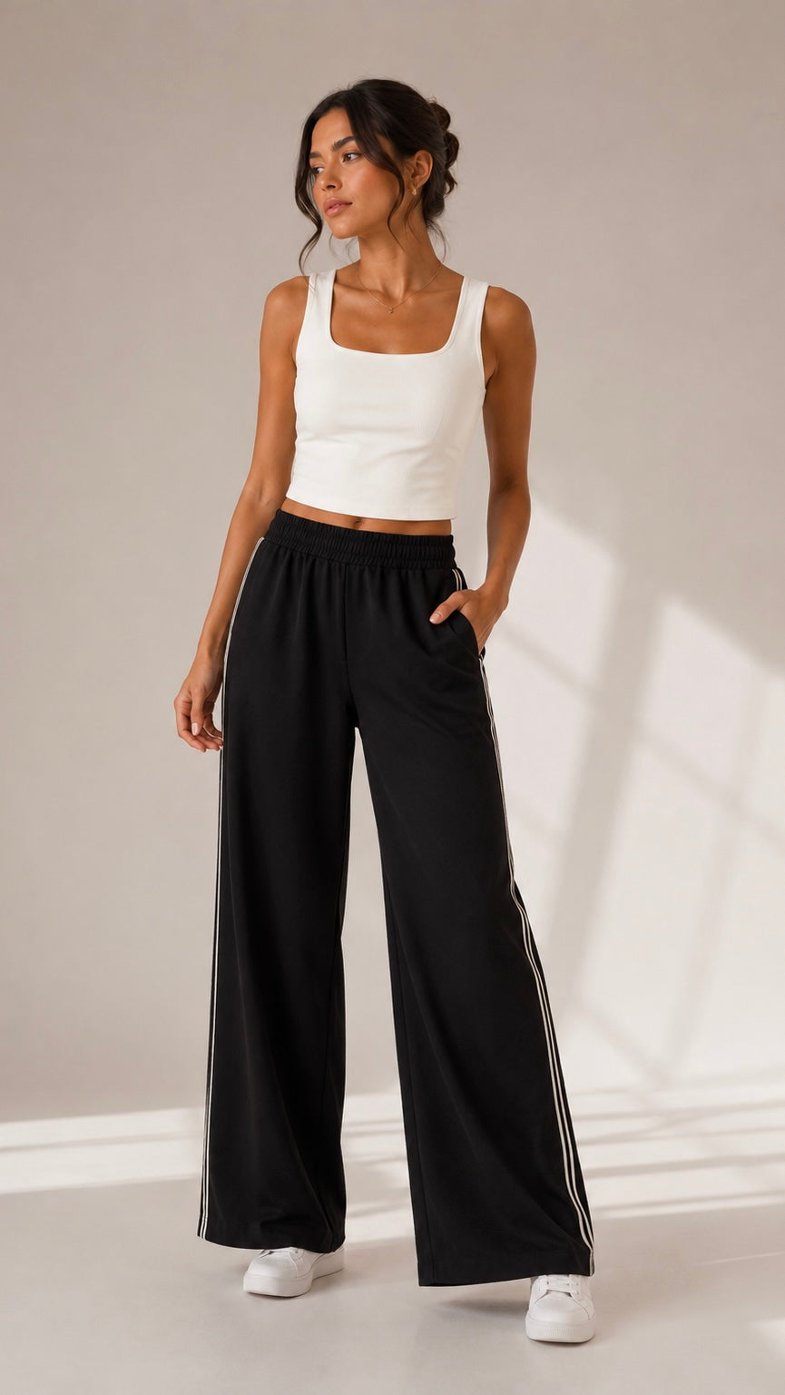 Clean line trousers