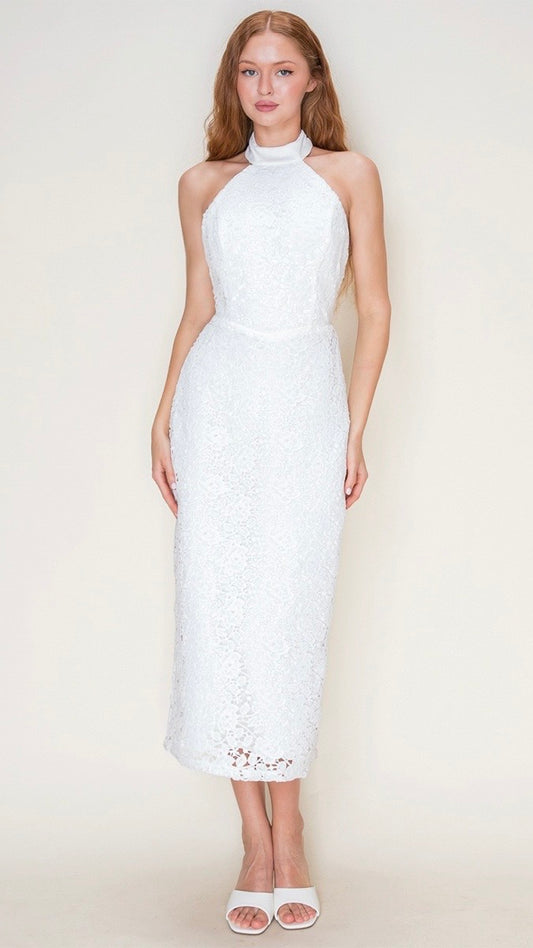 Eternal Lace Midi Dress