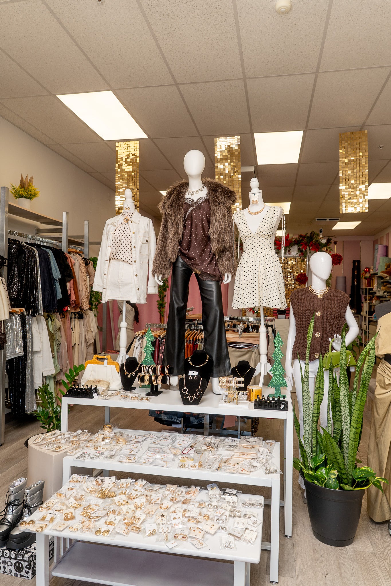 Shadow luxe leather pant