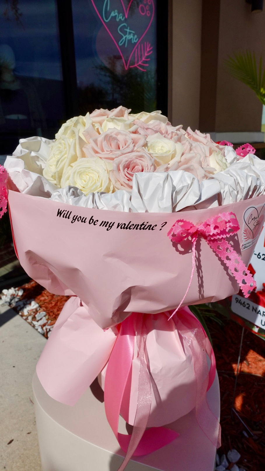 Say Yes in Roses Bouquet