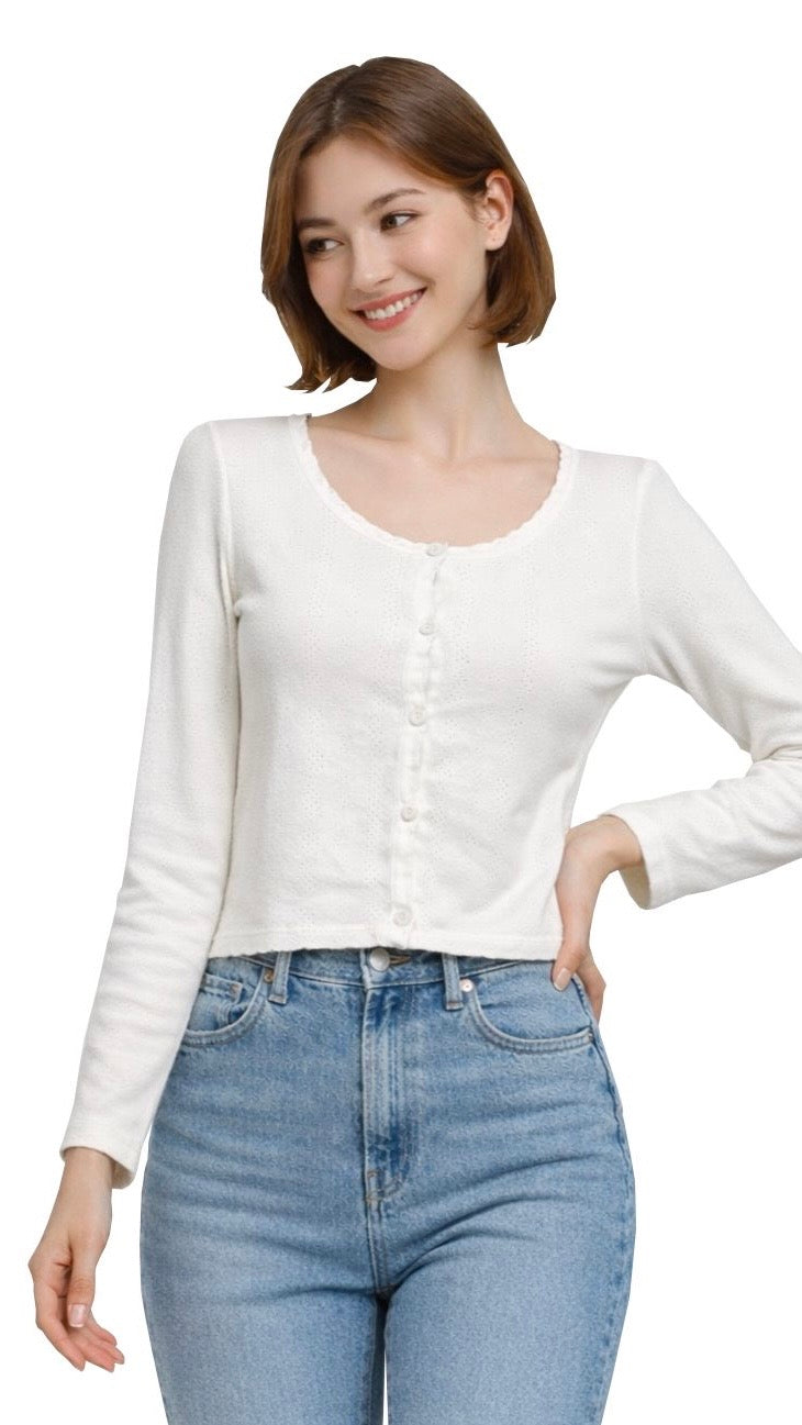 Essential Button Cardigan