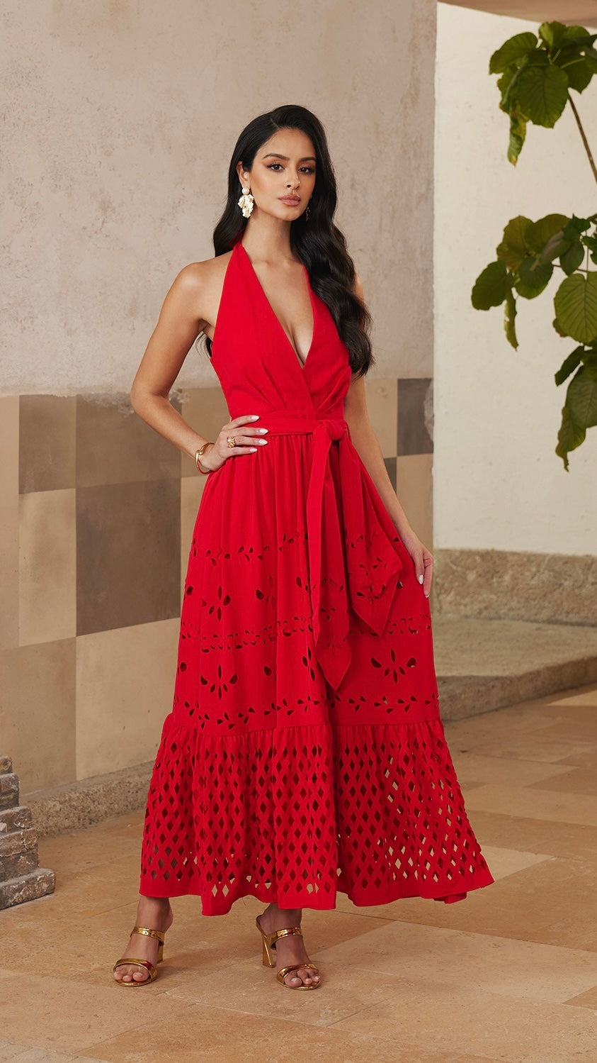 Aurora Lace Maxi Dress