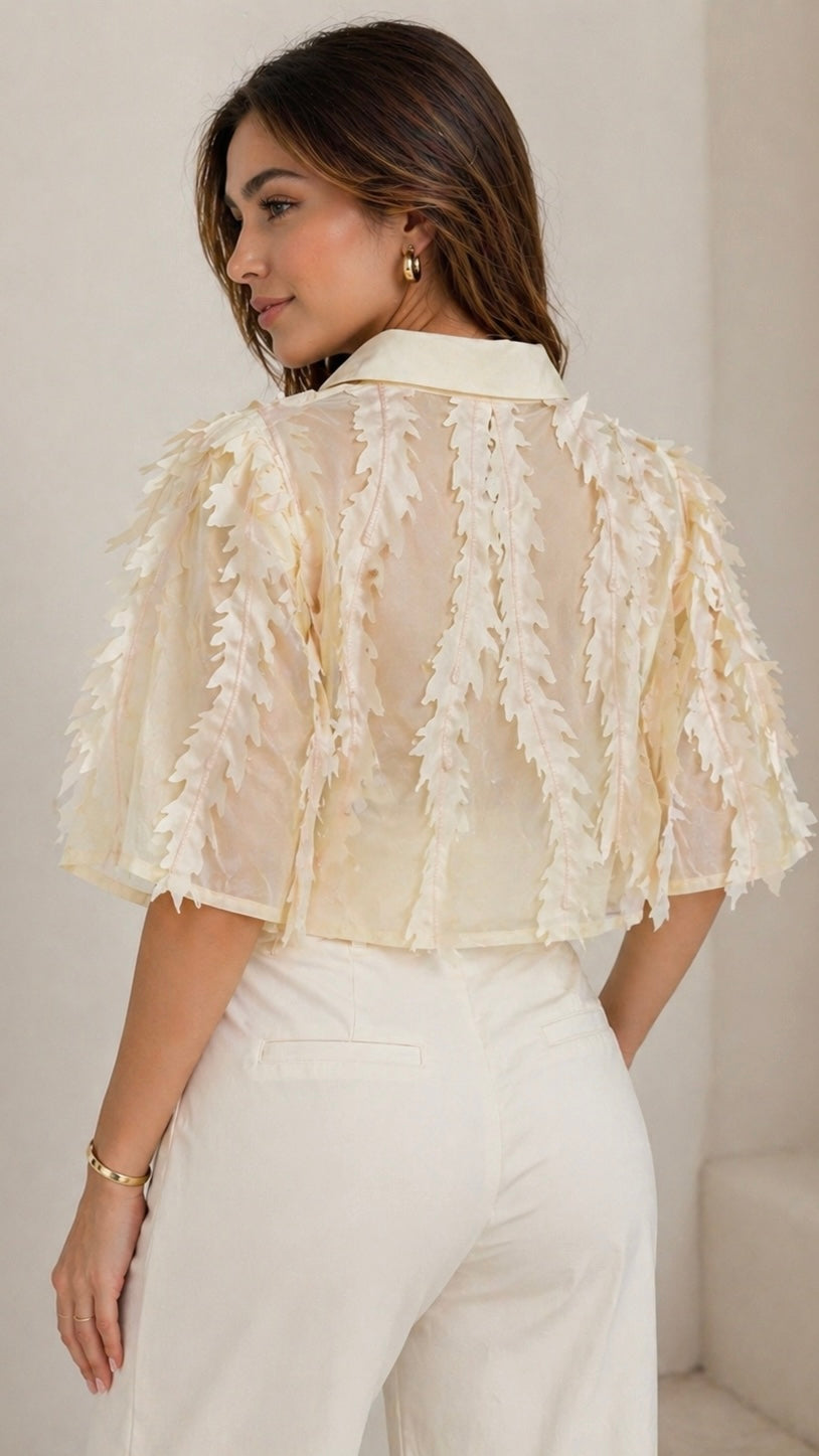 Elegant Leaf Blouse