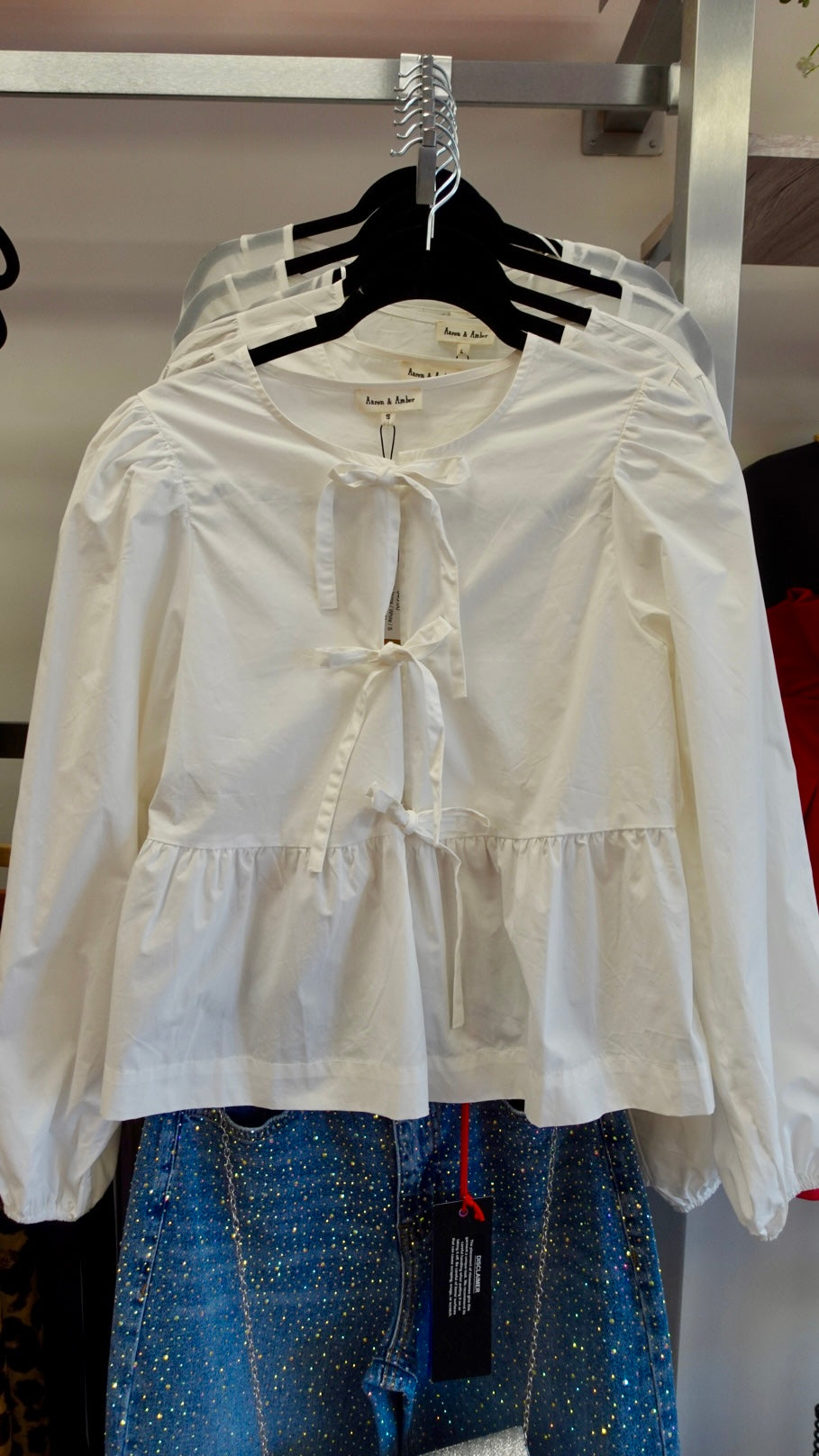 Triple Bow Blouse