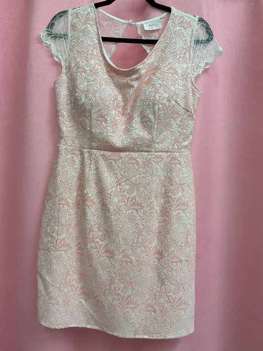 Vestido Corto Cóctel 	Rosado