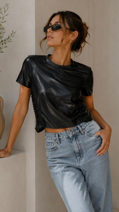 Metallic Muse Top