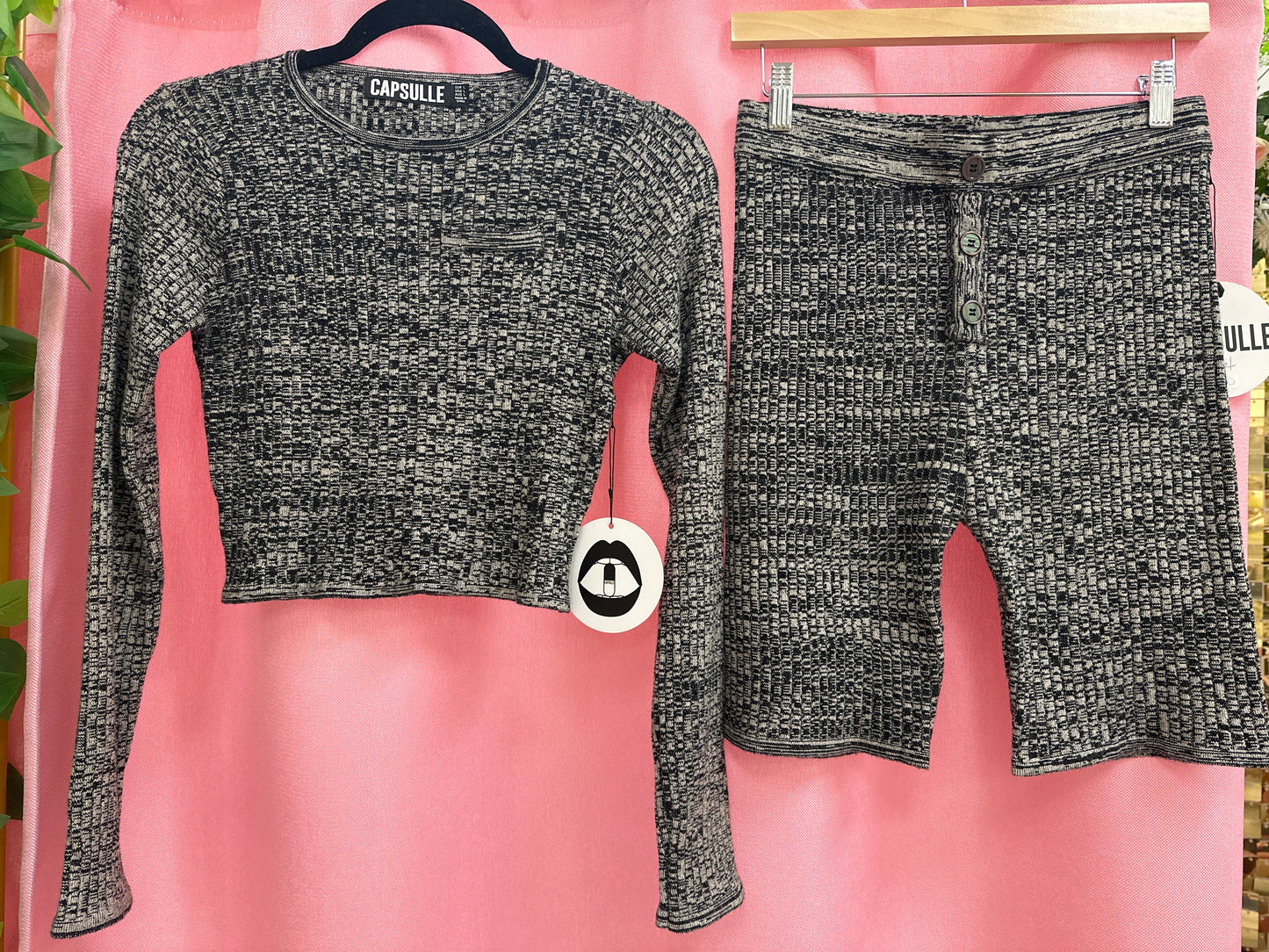 Set deportivo licra y top