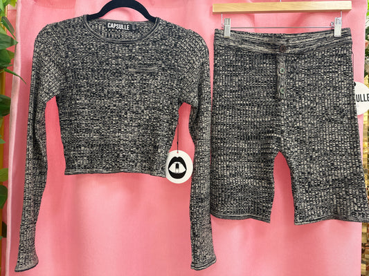 Set deportivo licra y top
